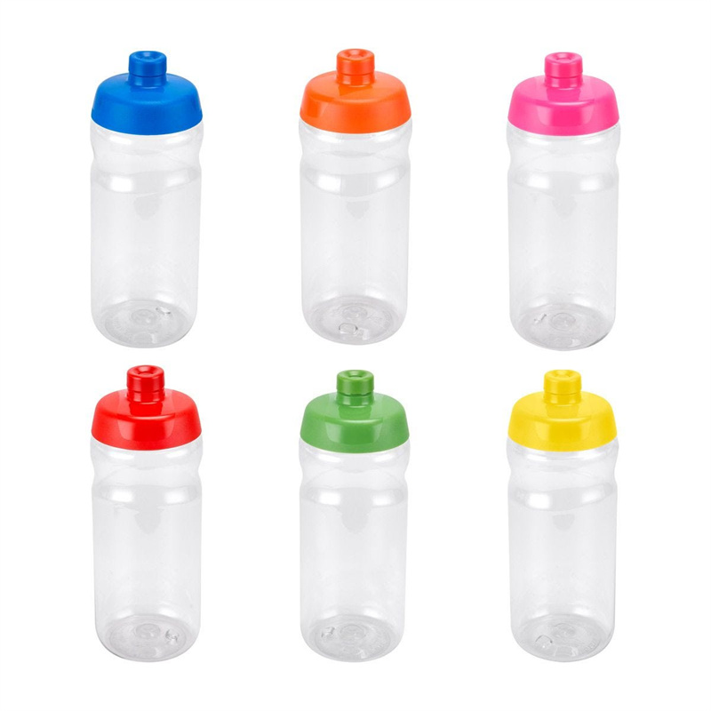 Transparent squeeze water bottle 400ml