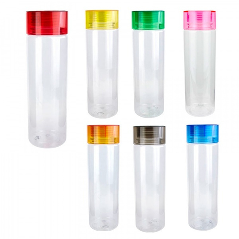 Plastic transparent straight water cup